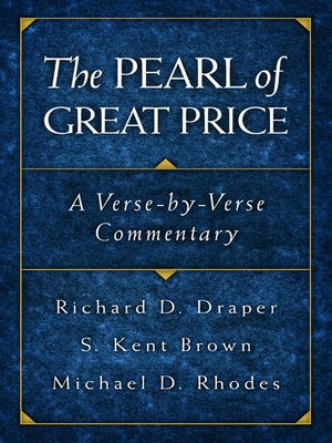 cover image of The Pearl of Great Price: A Verse-by-Verse Commentary